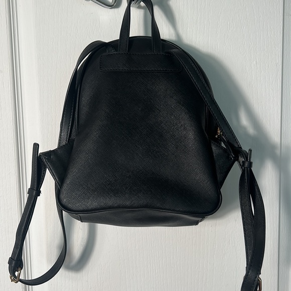 GUESS THORNTON BLACK MINI BACKPACK - Picture 5 of 7